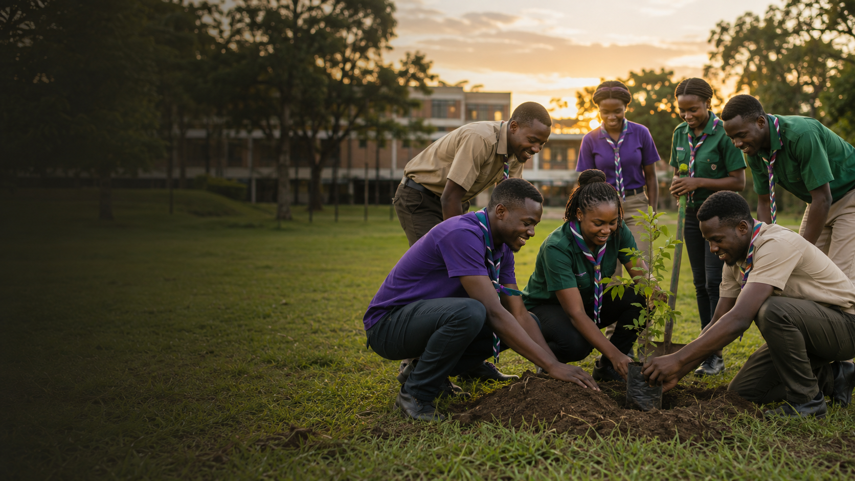Scouts serving the community